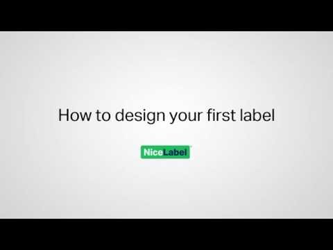 NiceLabel 2017 - Design your first label