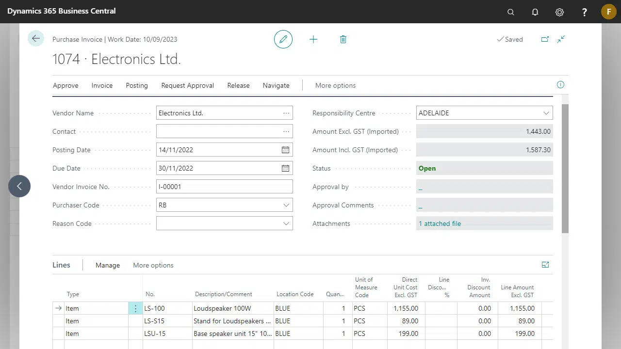 10c. DC Create Invoice